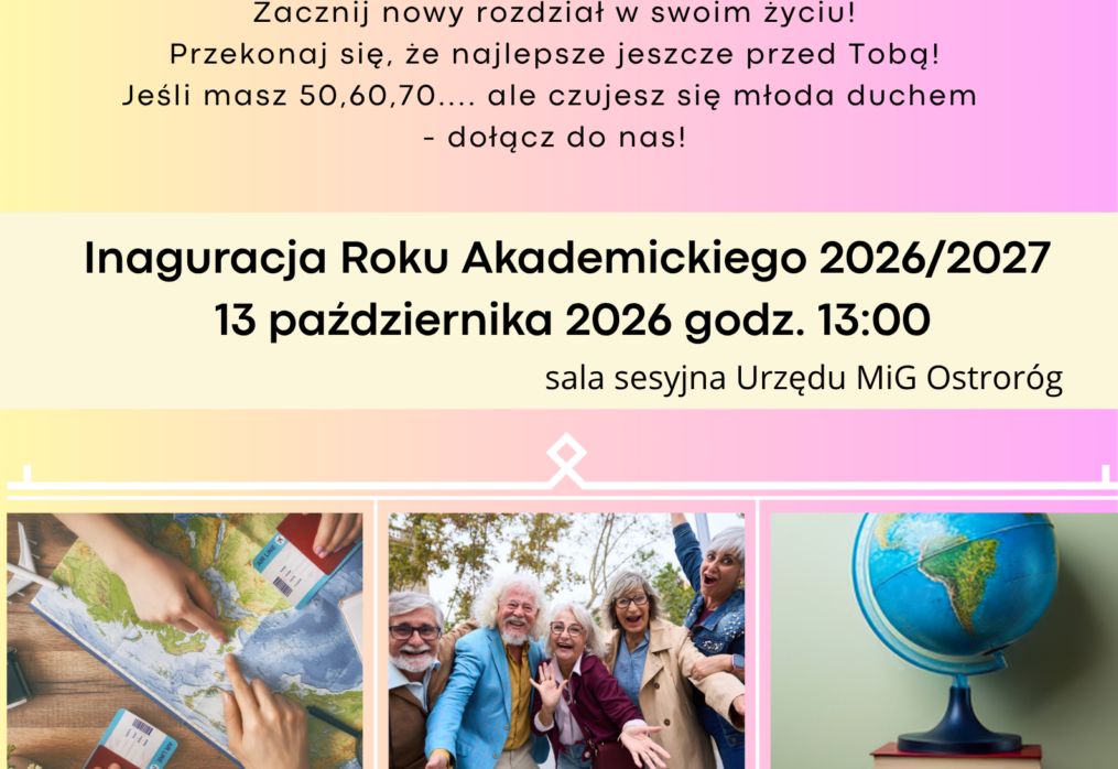 Dołącz do Uniwersytetu Trzeciego Wieku