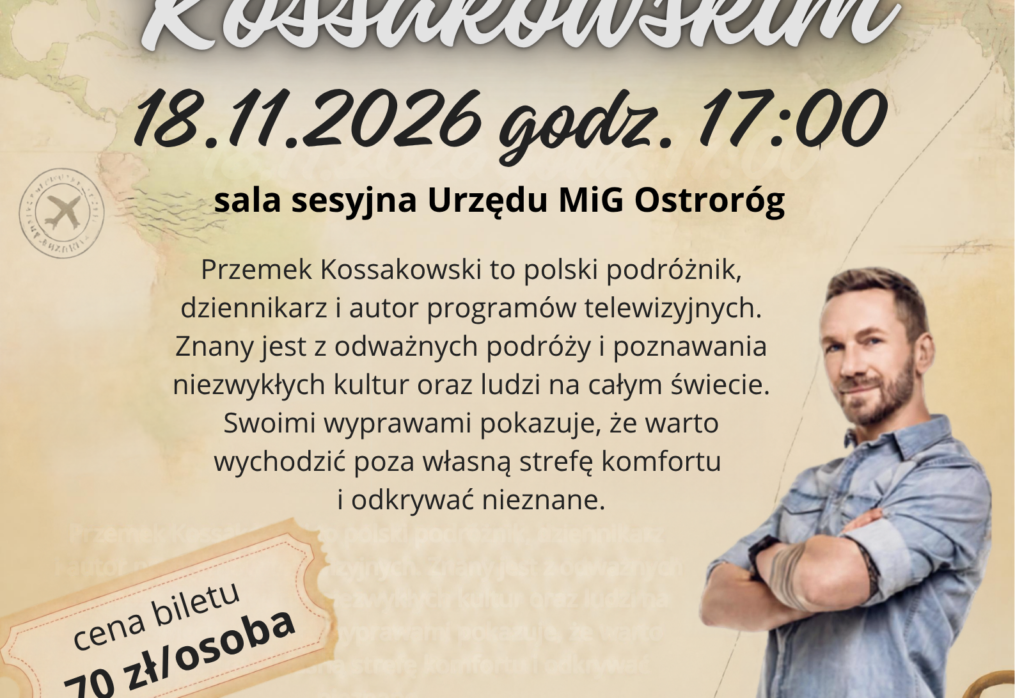 Spotkanie z Przemkiem Kossakowskim